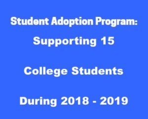 C.R.A.F.T. Student Adoption Program 2019