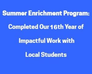 C.R.A.F.T. Summer Enrichment Program 2019