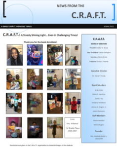 Craft Inc. Spring 2021 Newsletter